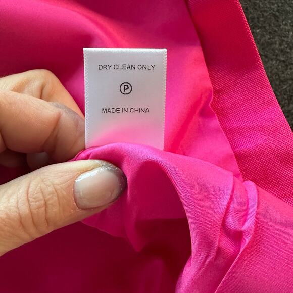 Tuckernuck Women's Hot Pink Dupioni "Silk" Opal Mini Skirt, Size 2, NWOT - Picture 6 of 7